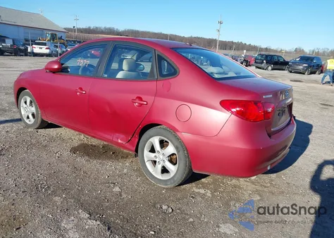 2007 Hyundai Elantra Gls/Limited/Se z USA, uszkodzony, nr VIN KMHDU46D57U254325